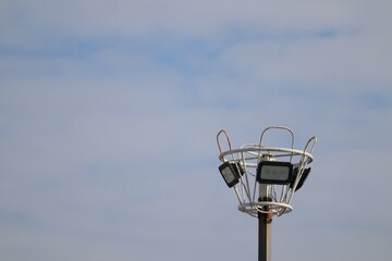 street lamp on sky