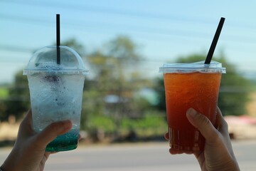 cocktail on the beach