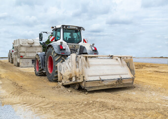 Fototapeta premium Tracteur avec 