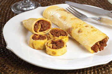 mince crepe