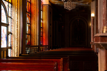 Coptic church As-Samayun inside view, Sharm el-Sheikh