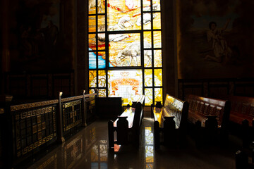 Coptic church As-Samayun inside view, Sharm el-Sheikh