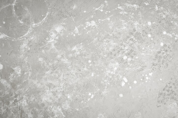 Gray concrete old background. Top view. Free copy space.
