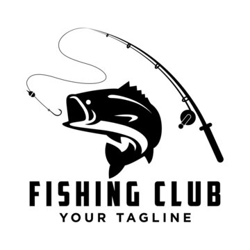 Fishing Logo Vector Design Template.