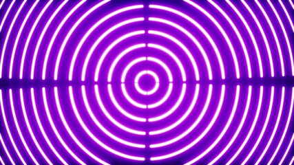 Glowing Curved Fluorescent lamp Background