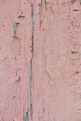 Wooden boards with flaked paint, texture background
