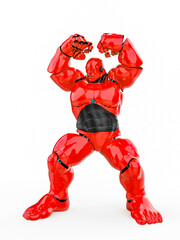 cyber monster is angry