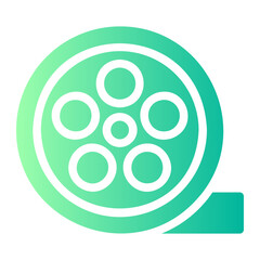 film reel gradient icon