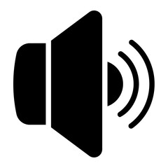speaker glyph icon