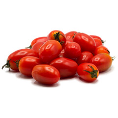 Fresh red Tomato on white background. spot focus