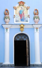 Fototapeta premium detail of a church