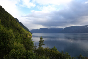 Norwegen - Sognefjord bei Fresvik / Norway - Sognefjorden near Fresvik /