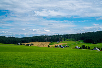 Germany, Beautiful nature landscape of black forest vacation and tourism region at the edge of the...