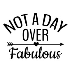 not a day over fabulous background inspirational quotes typography lettering design
