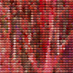 abstract vector stained-glass triangle mosaic background