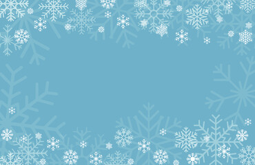 Fototapeta na wymiar christmas background card with snowflakes