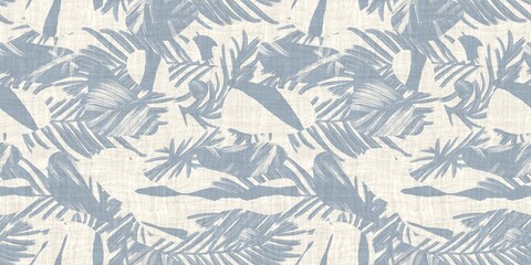 Seamless two tone hand drawn brushed effect pattern border swatch. High quality illustration. Collage of minimal drawings arranged in a seamless pattern with fabric texture overlay. Rough scribble.