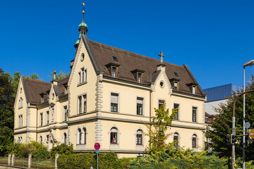 Konstanz, Germany. Old building on Gartenstrasse