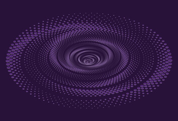 Futuristic abstract Spiral Design Element. Abstract image