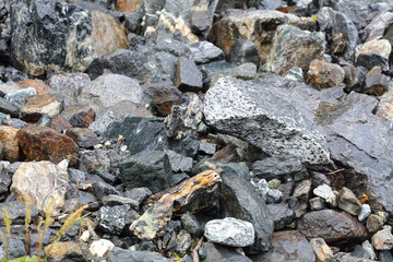 Norwegen - Trockenes Flußbett nahe Fresvik / Norway - Dry riverbed near Fresvik /