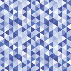 Abstract geometric poligonal blue pattern from triangles