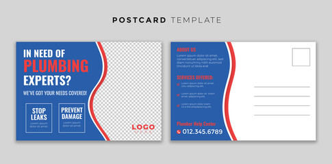 Plumbing Postcard Template