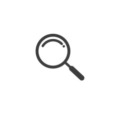 search icon.  isolated white background.