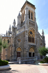 Fototapeta na wymiar Eglise Ste Eugénie Biarritz France