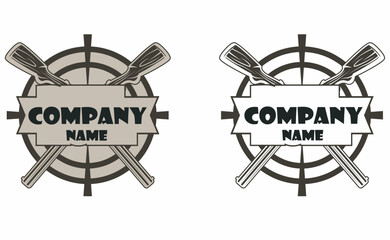 Vintage military  Premium { GUN  LOGO }