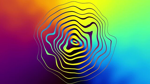 Psychedelic moving background