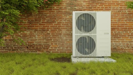 big outdoor air conditioner unit