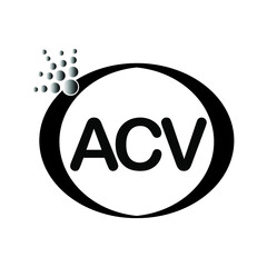   ACV logo icon vector template on white background, creative letter ACV icon. ACV vector.