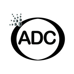 ADC logo icon vector template on white background, creative letter ADC icon. ADC vector.