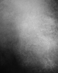 Monochrome grunge texture with dark border Black and white abstract grimy grit background Concrete wall surface Marbled pattern