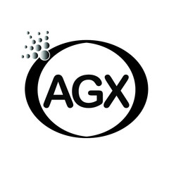 AGX letter logo icon vector template on white background creative letter AGX icon. AGX vector.