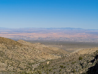 Fototapeta premium Sunny view of the landscape in Red Rock Canyon