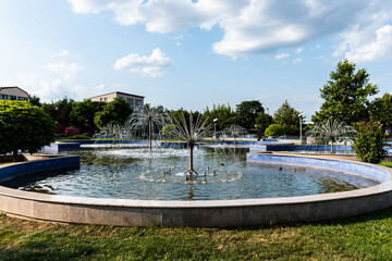 Fototapeta na wymiar Childrens Town Park (Oraselul Copiilor), Bucharest, Romania.