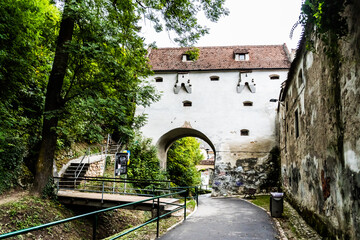 The Graft Bastion in Brasov or the Gate Bastion. Brasov, Romania.