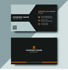 Professional elegant modern business card design template