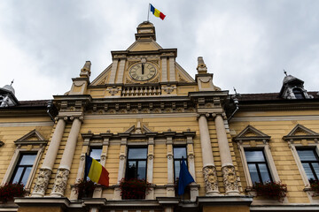 Fototapeta na wymiar Brasov City Hall. Romania.