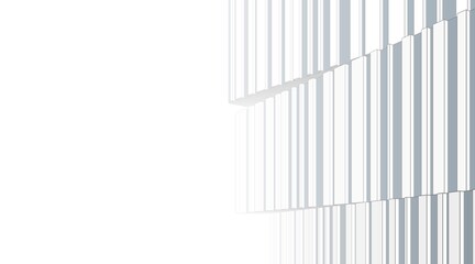 Modern architecture building 3d illustration 