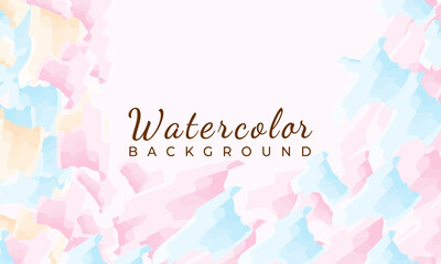 Colorful mandala watercolor background