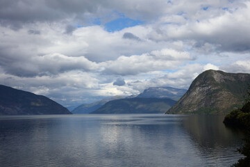 Norwegen - Sognefjord bei Fresvik / Norway - Sognefjorden near Fresvik /