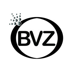 BVZ logo. BWW design. Black BVZ letter. BVZ letter logo design. Initial letter BVZ linked circle uppercase monogram logo. BVZ Vector.
