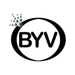 BYV letter logo icon vector template on white background creative letter BYV icon. BYV vector.


