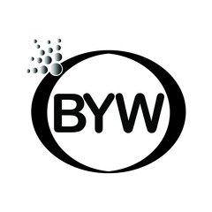 BYV letter logo icon vector template on white background creative letter BYV icon. BYV vector.


