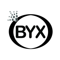 BYX letter logo icon vector template on white background creative letter BYX icon. BYX vector.

