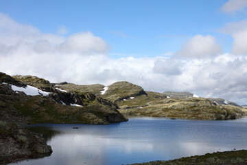 Obraz premium Norwegen - Landschaft Aurlandsvegen / Norway - Landscape Aurlandsvegen /