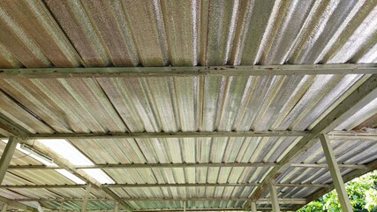 Aluminum roof texture , thailand