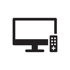 Television With Remote Icon